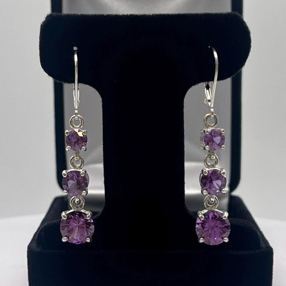 5ctw Multi Alexandrite Earrings Color Change Sapphires